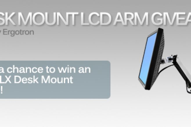 LX Desk Mount LCD Arm Giveaway presented by Ergotron LX Desk Mount LCD Arm Giveaway presented by Ergotron