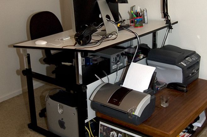 James Kurtz Graphic Design Workspace