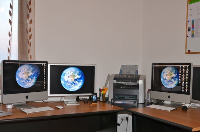 Dual imac+ dual ACD home setup
