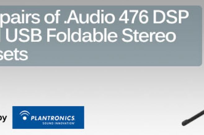 Winners of the 5 pairs of .Audio 476 DSP Digital USB Foldable Stereo Headsets