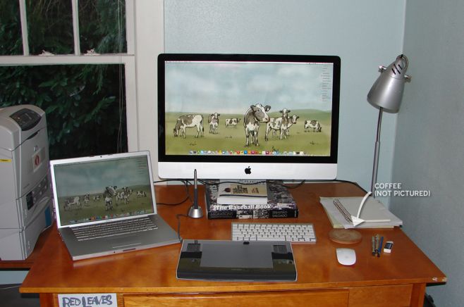 Freelance Graphic Designer/Illustrator Home Setup